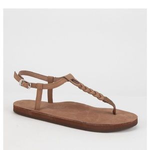 Rainbow T-Street Braid premier leather sandals. Size L